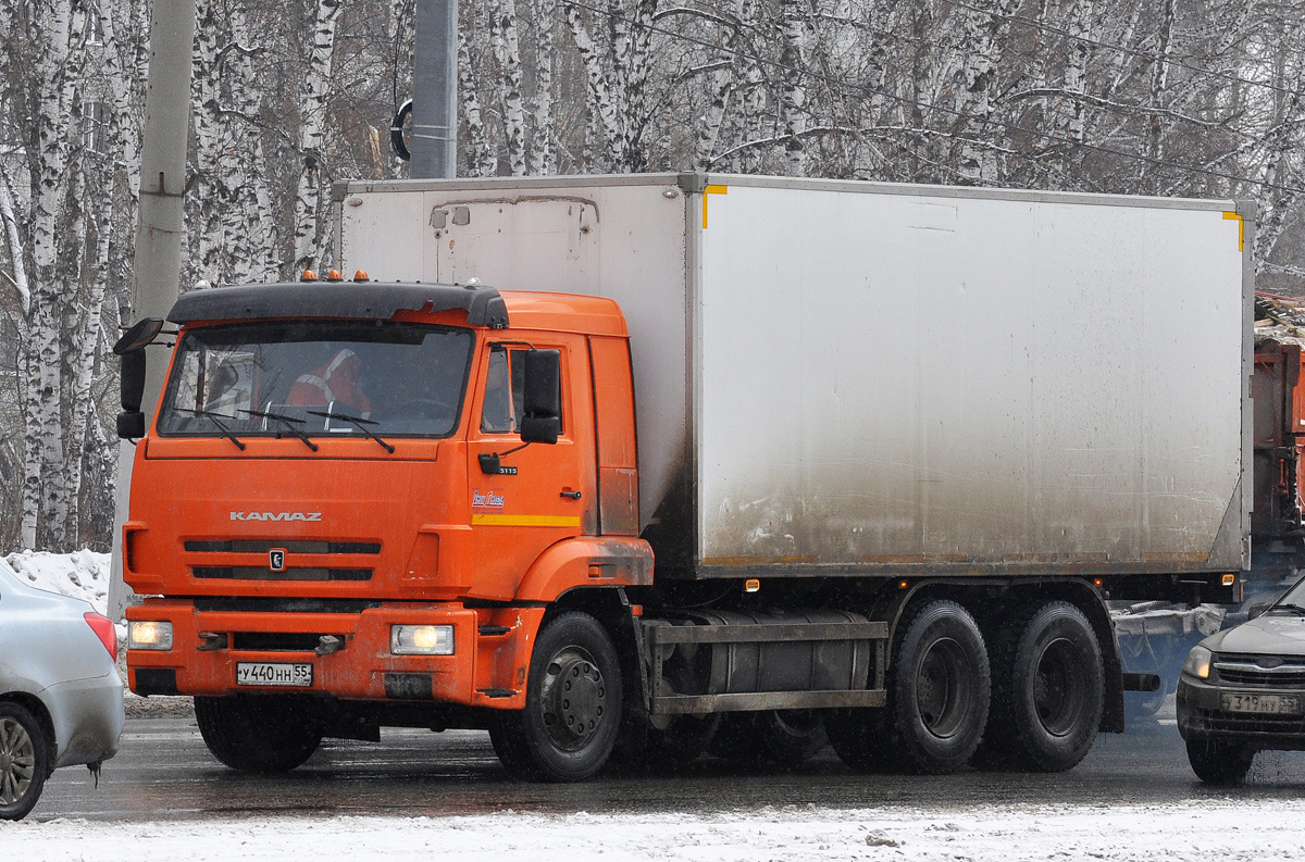 Омская область, № У 440 НН 55 — КамАЗ-65115 (общая модель)