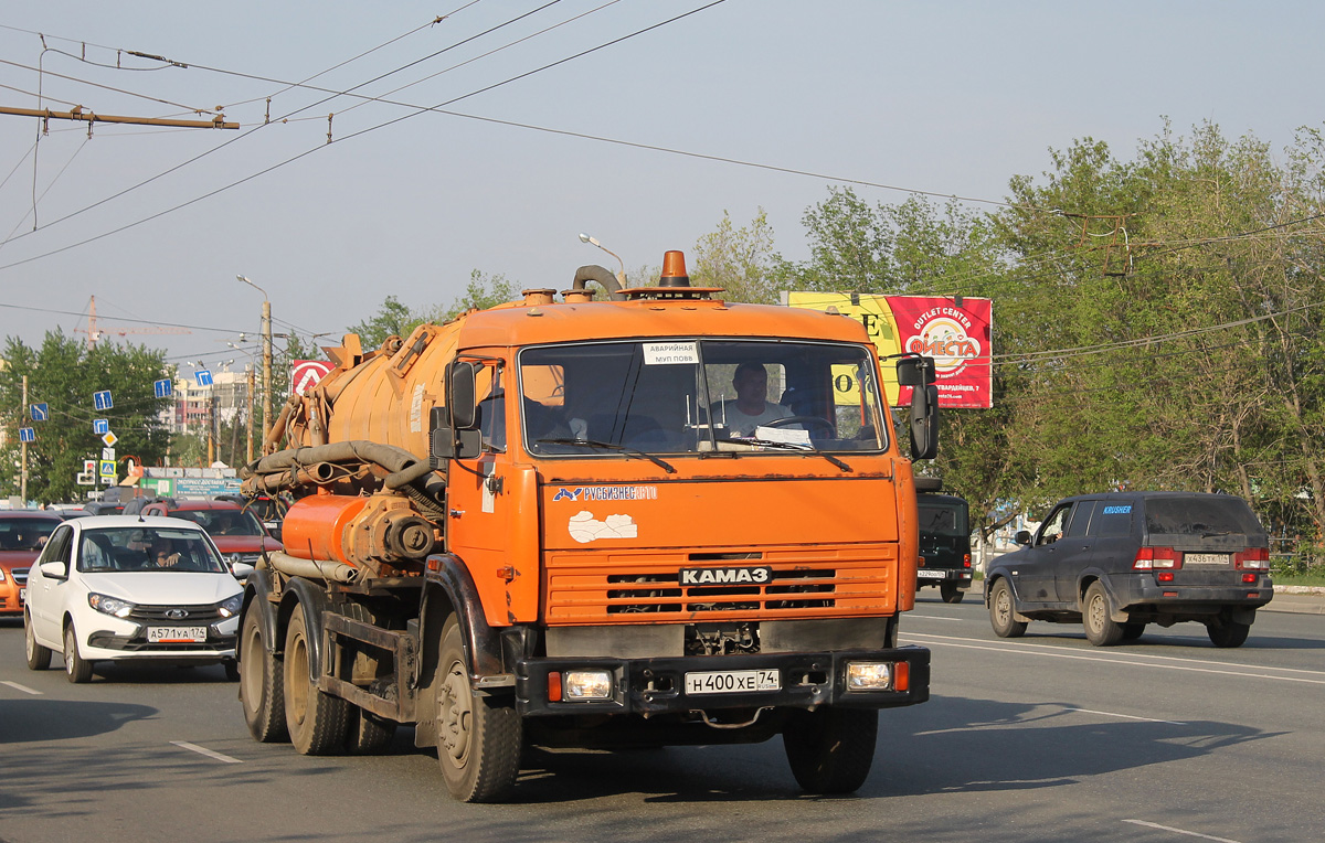 Челябинская область, № Н 400 ХЕ 74 — КамАЗ-53215-15 [53215R]