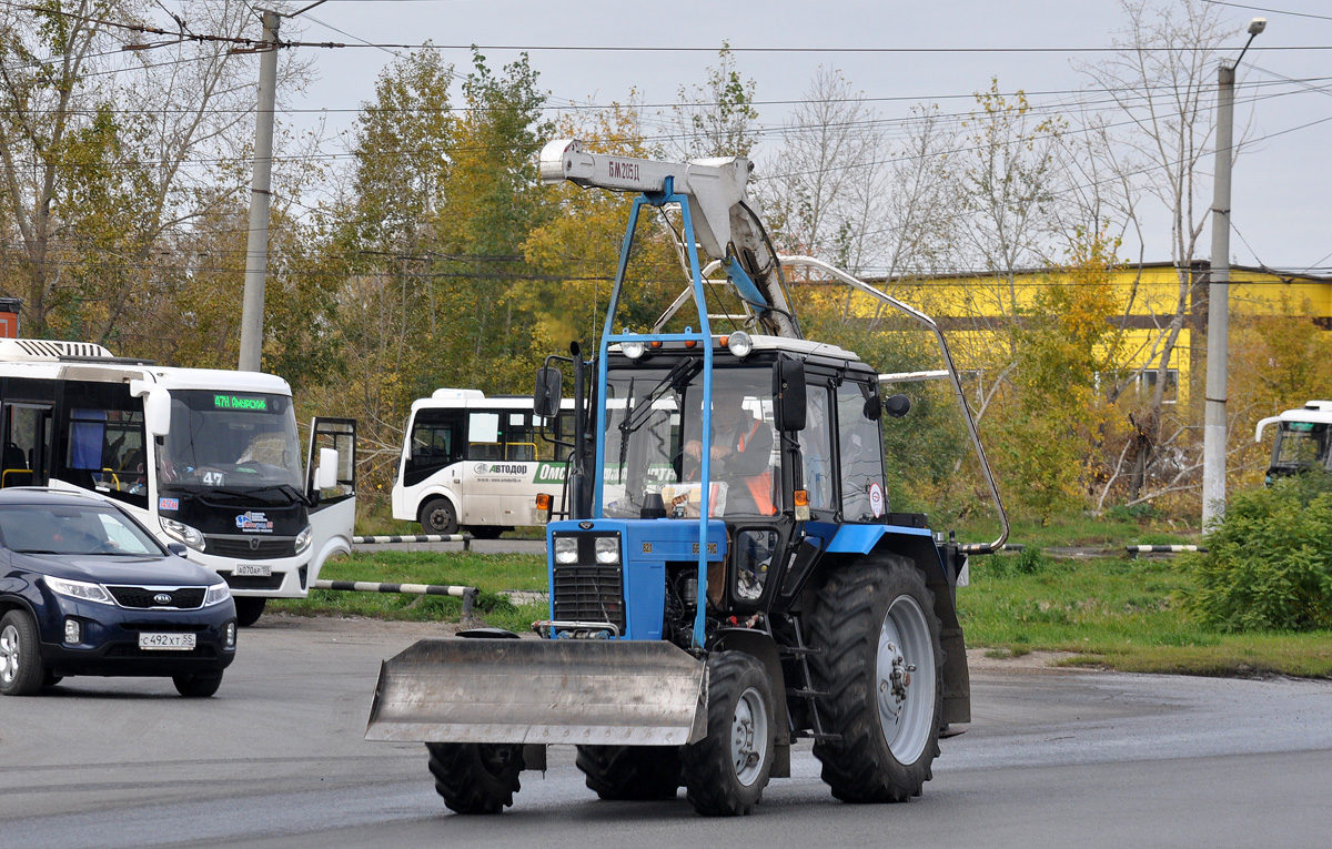 Омская область, № 4184 АВ 55 — Беларус-82.1