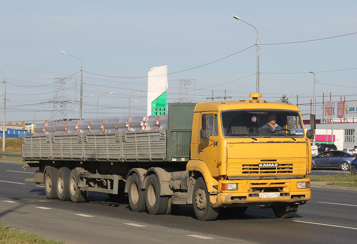 Челябинская область, № Х 712 КР 174 — КамАЗ-65117 [651170]