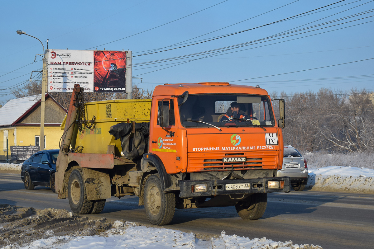 Алтайский край, № К 408 ХТ 22 — КамАЗ-43253-A3(96)