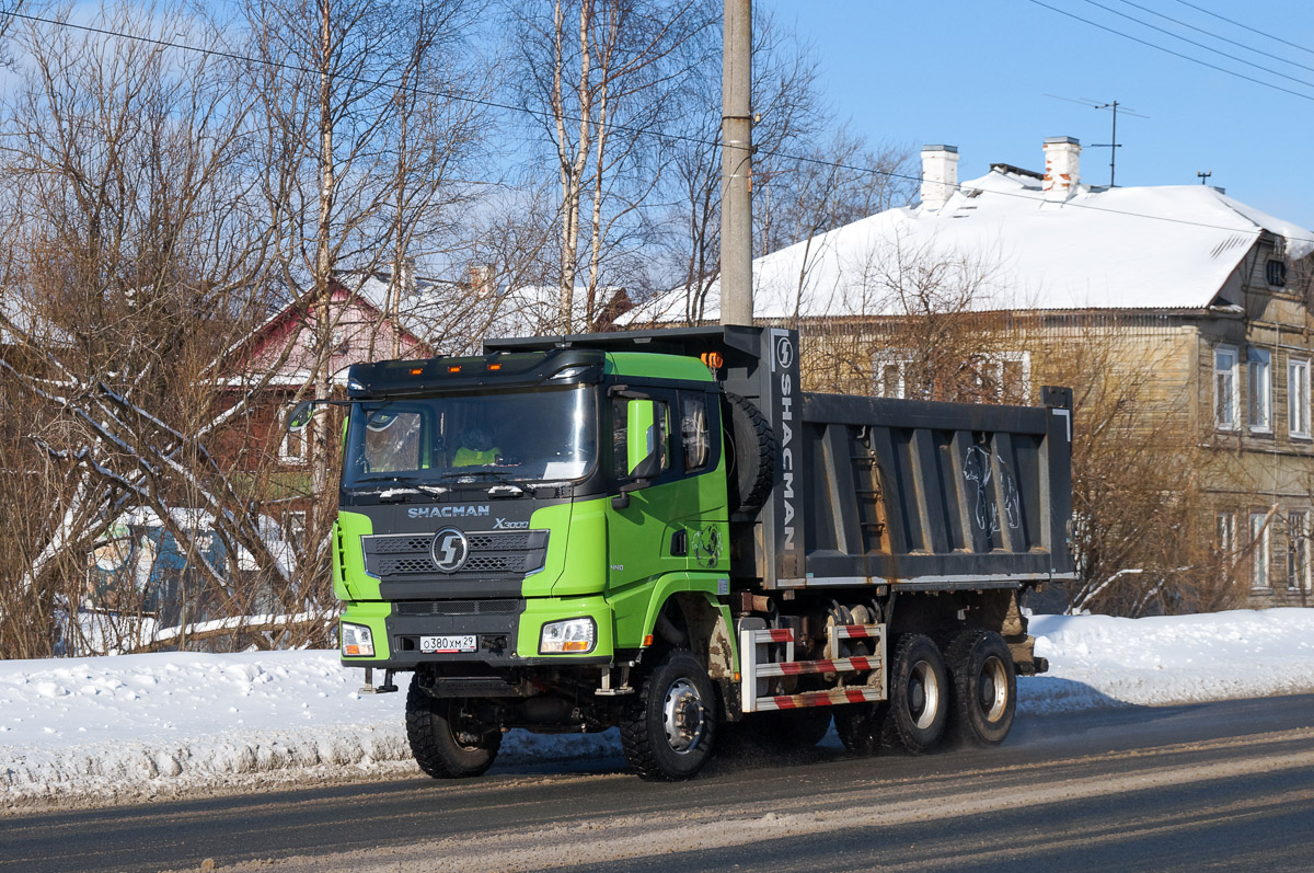 Архангельская область, № О 380 ХМ 29 — Shaanxi Shacman X3000 SX3258