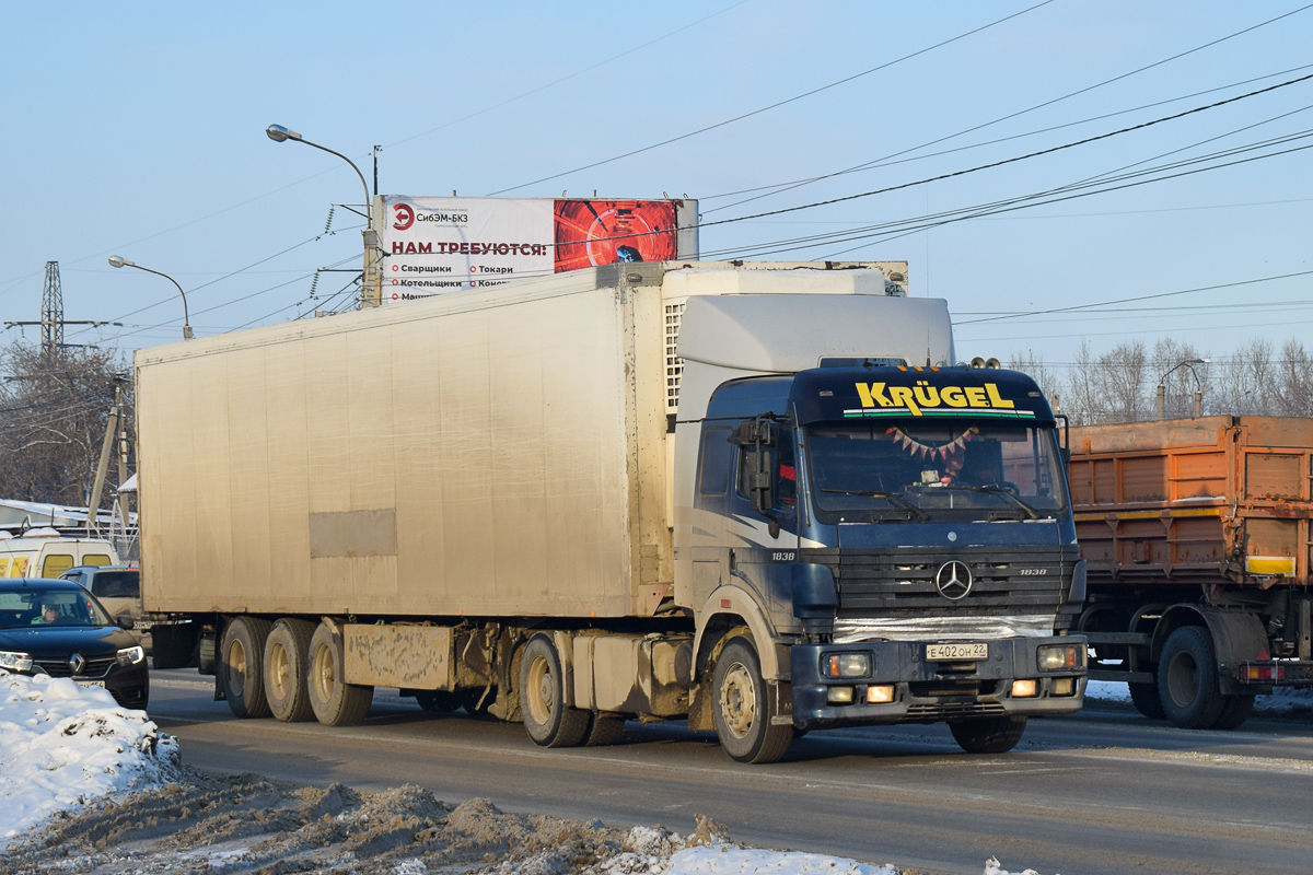 Алтайский край, № Е 402 ОН 22 — Mercedes-Benz SK 1838