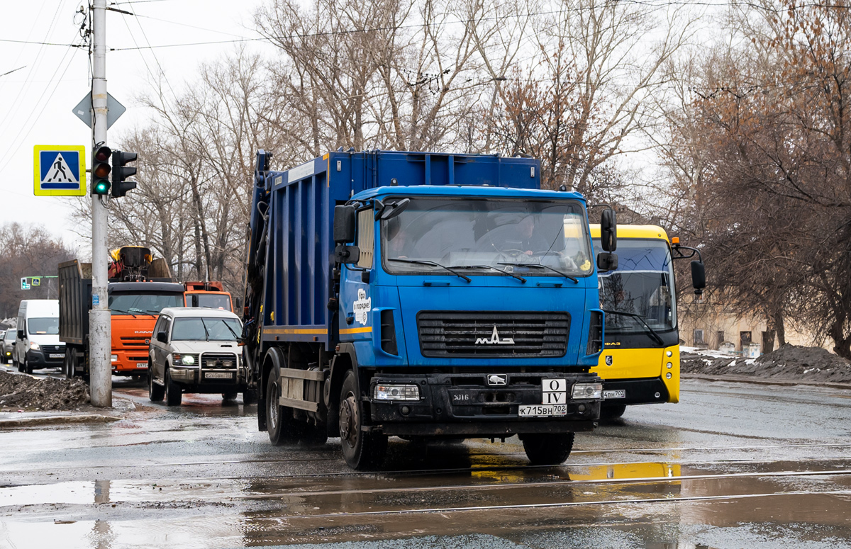 Башкортостан, № К 715 ВН 702 — МАЗ-5340C2