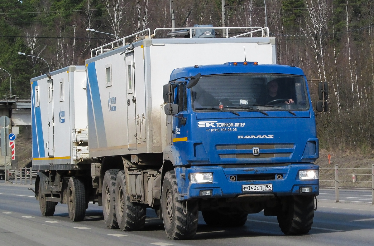 Санкт-Петербург, № Е 043 СТ 198 — КамАЗ-43118-RR(76) [431185-R]