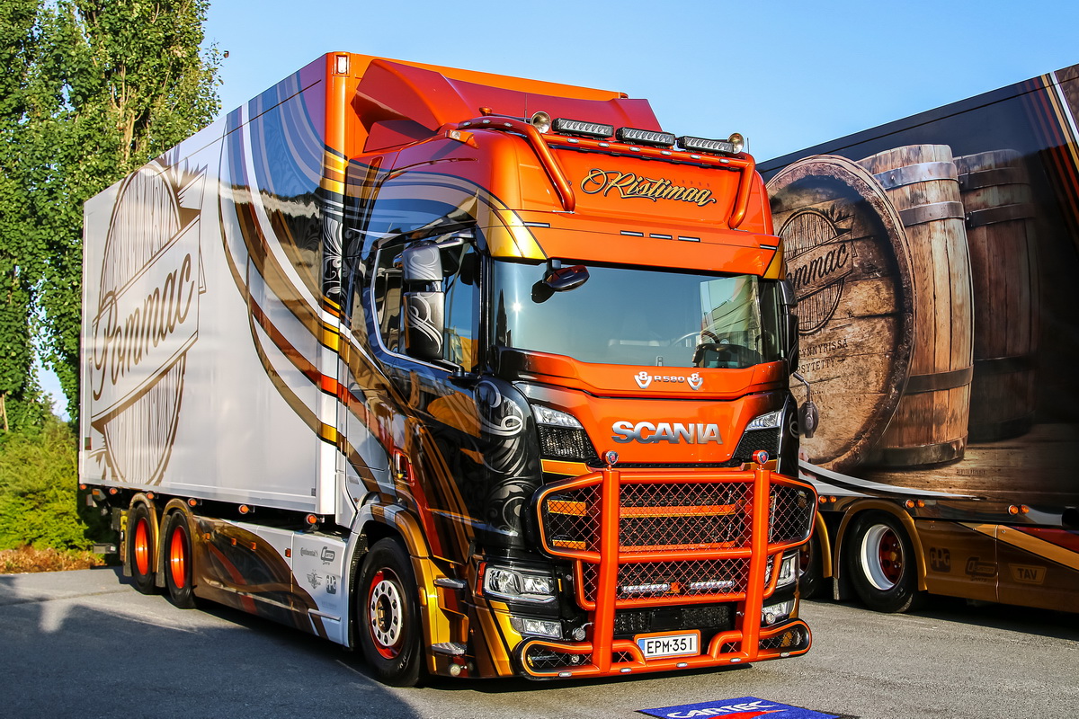 Финляндия, № EPM-351 — Scania ('2016, общая модель); Финляндия — Power Truck Show 2019