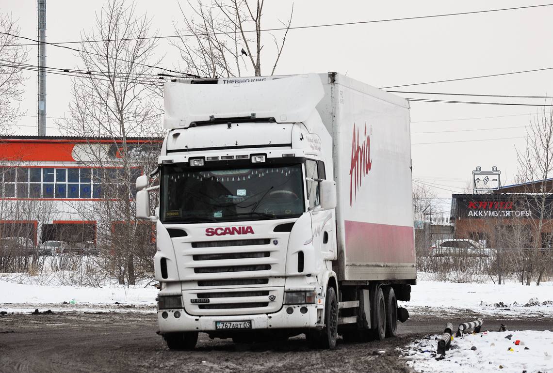 Акмолинская область, № 767 ABT 03 — Scania ('2004) R580