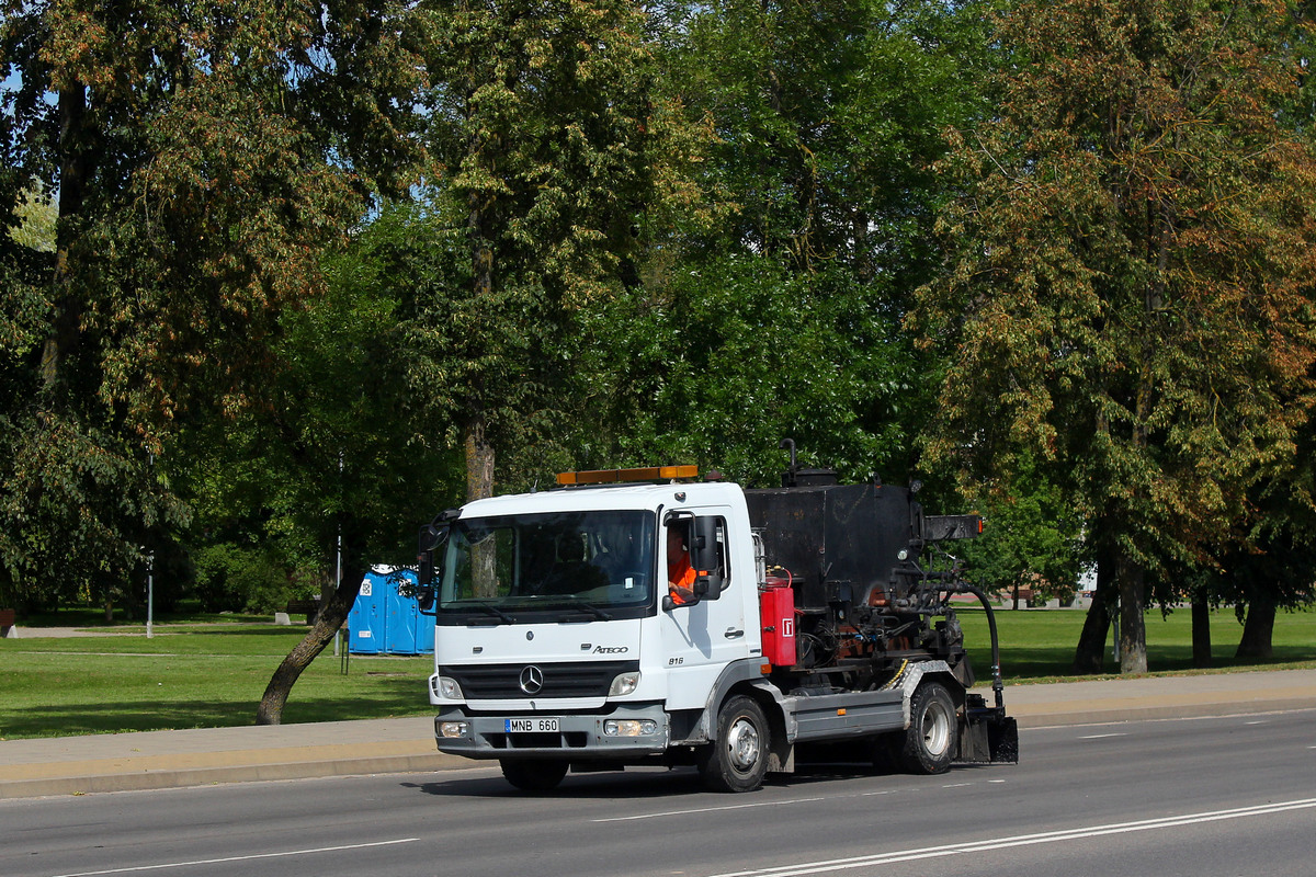 Литва, № MNB 660 — Mercedes-Benz Atego 816 Литва, № MNB 660 — Mercedes-Benz Atego 816