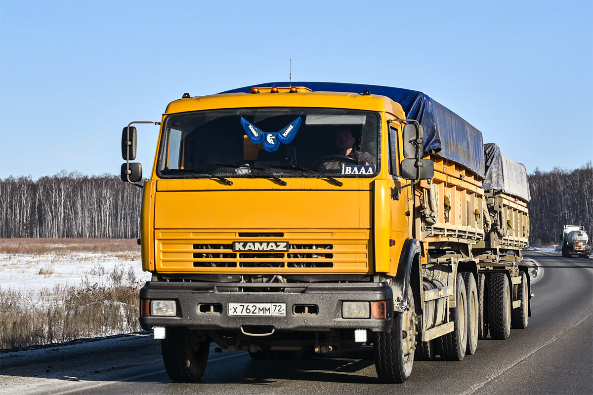 Тюменская область, № Х 762 ММ 72 — КамАЗ-65115 [651150]
