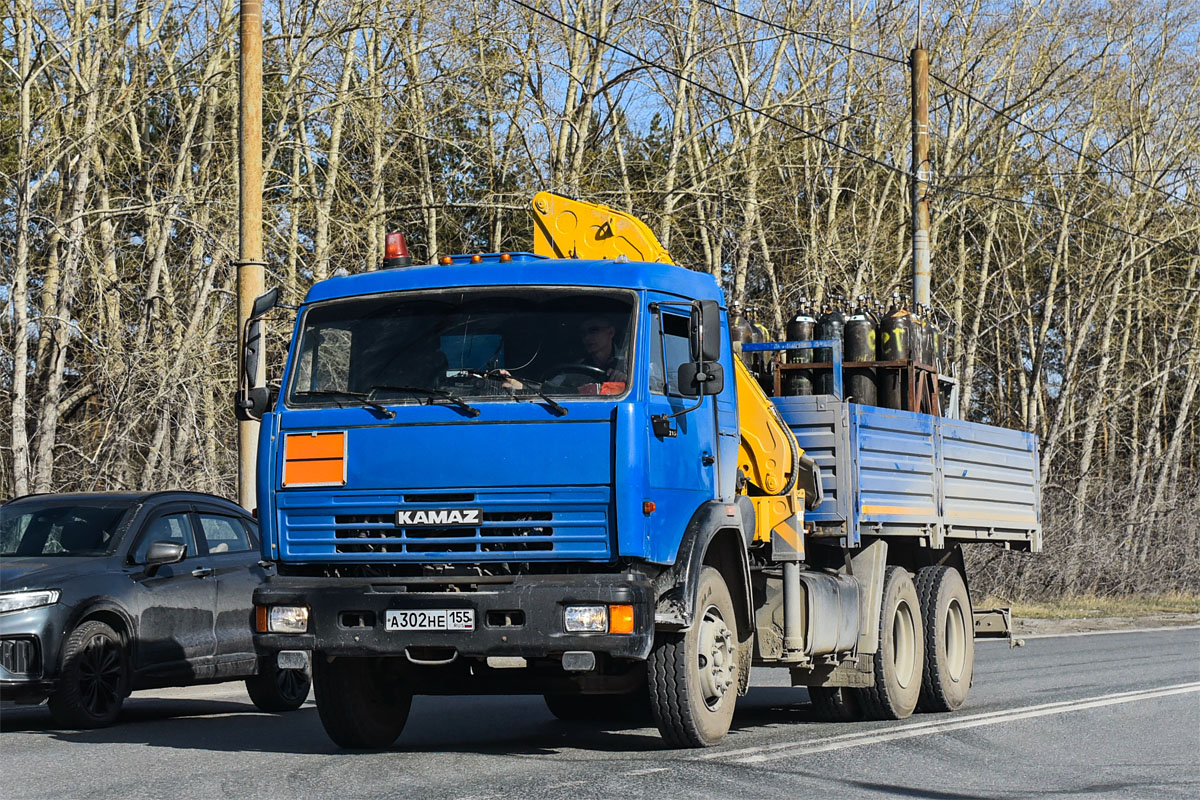 Тюменская область, № А 302 НЕ 155 — КамАЗ-53215-15 [53215R]