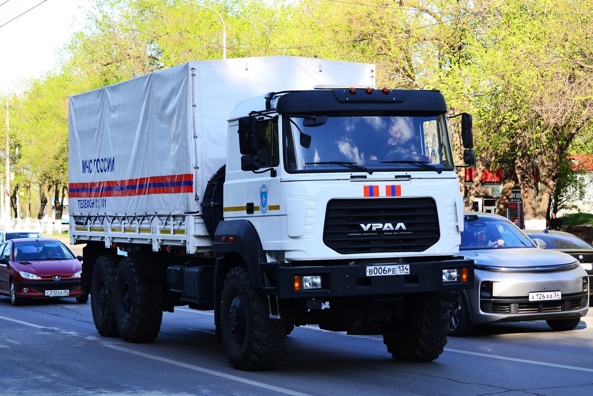 Волгоградская область, № В 006 РЕ 134 — Урал-4320-80М Волгоградская область, № В 006 РЕ 134 — Урал-4320-80М