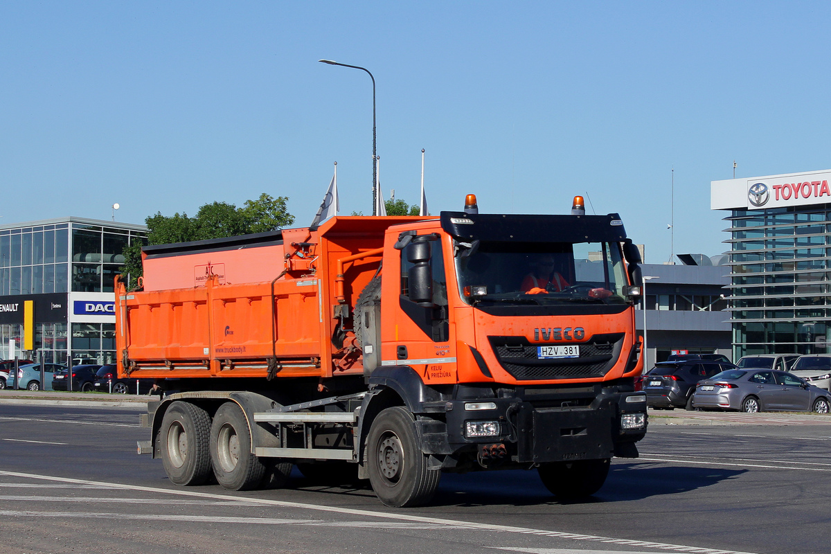 Литва, № HZV 381 — IVECO Trakker ('2013) Литва, № HZV 381 — IVECO Trakker ('2013)
