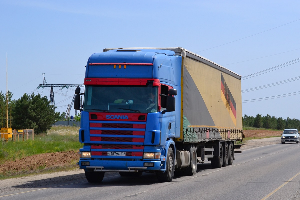 Волгоградская область, № Т 187 МА 161 — Scania ('1996) R124L Волгоградская область, № Т 187 МА 161 — Scania ('1996) R124L