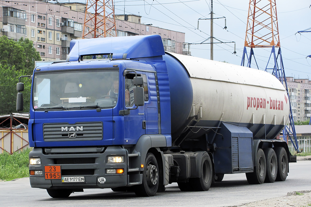 Днепропетровская область, № АЕ 9177 ЕМ — MAN TGA 18.360 Днепропетровская область, № АЕ 9177 ЕМ — MAN TGA 18.360