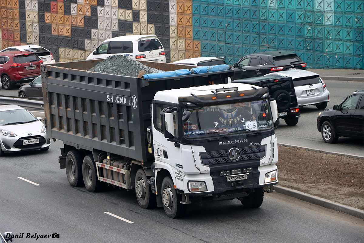 Приморский край, № К 515 СК 125 — Shaanxi Shacman X3000 SX3318 Приморский край, № К 515 СК 125 — Shaanxi Shacman X3000 SX3318