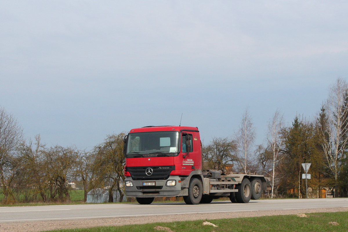 Литва, № DDD 681 — Mercedes-Benz Actros ('2003) 2536 Литва, № DDD 681 — Mercedes-Benz Actros ('2003) 2536
