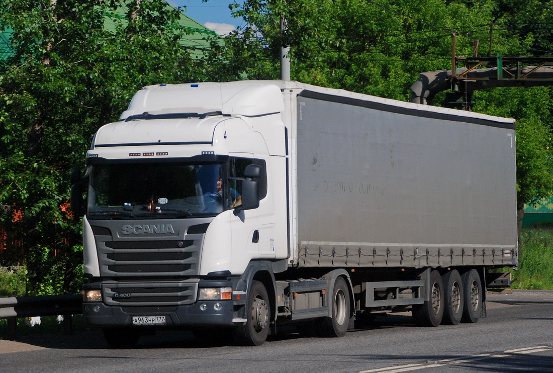 Москва, № А 963 НР 777 — Scania ('2013) G400