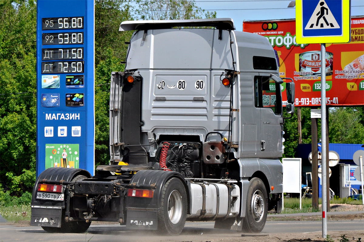 Алтайский край, № В 590 ТВ 22 — MAN TGA 18.460 Алтайский край, № В 590 ТВ 22 — MAN TGA 18.460