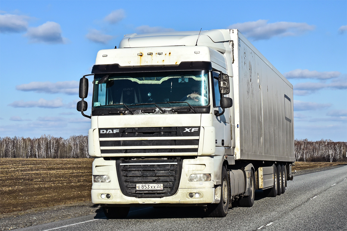 Алтайский край, № Е 853 ХХ 22 — DAF XF105 FT Алтайский край, № Е 853 ХХ 22 — DAF XF105 FT