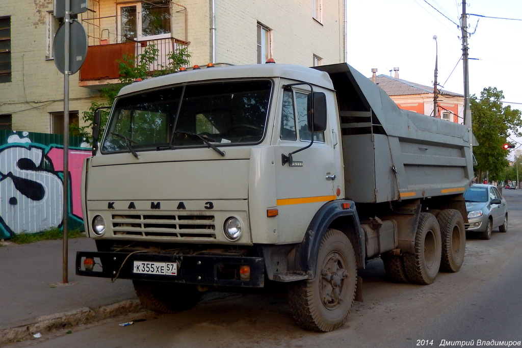 Орловская область, № К 355 ХЕ 57 — КамАЗ-55111-01 [55111A]
