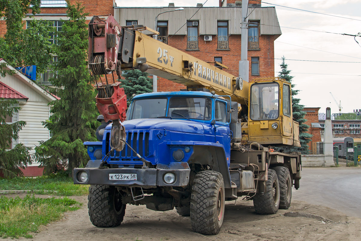 Пензенская область, № К 123 РК 58 — Урал-4320-40 Пензенская область, № К 123 РК 58 — Урал-4320-40