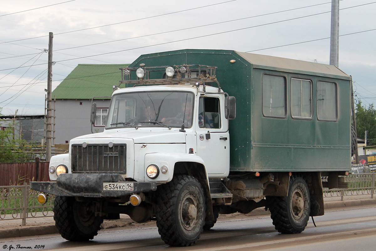 Саха (Якутия), № Е 534 КС 14 — ГАЗ-33081 «Садко»