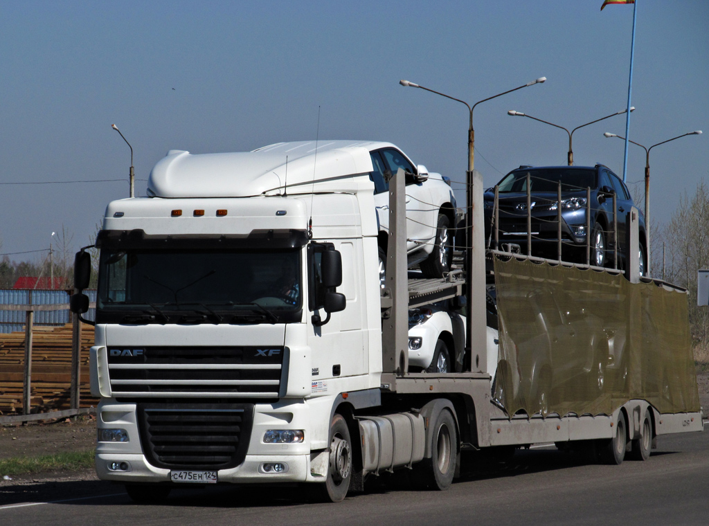 Красноярский край, № С 475 ЕН 124 — DAF XF105 FT