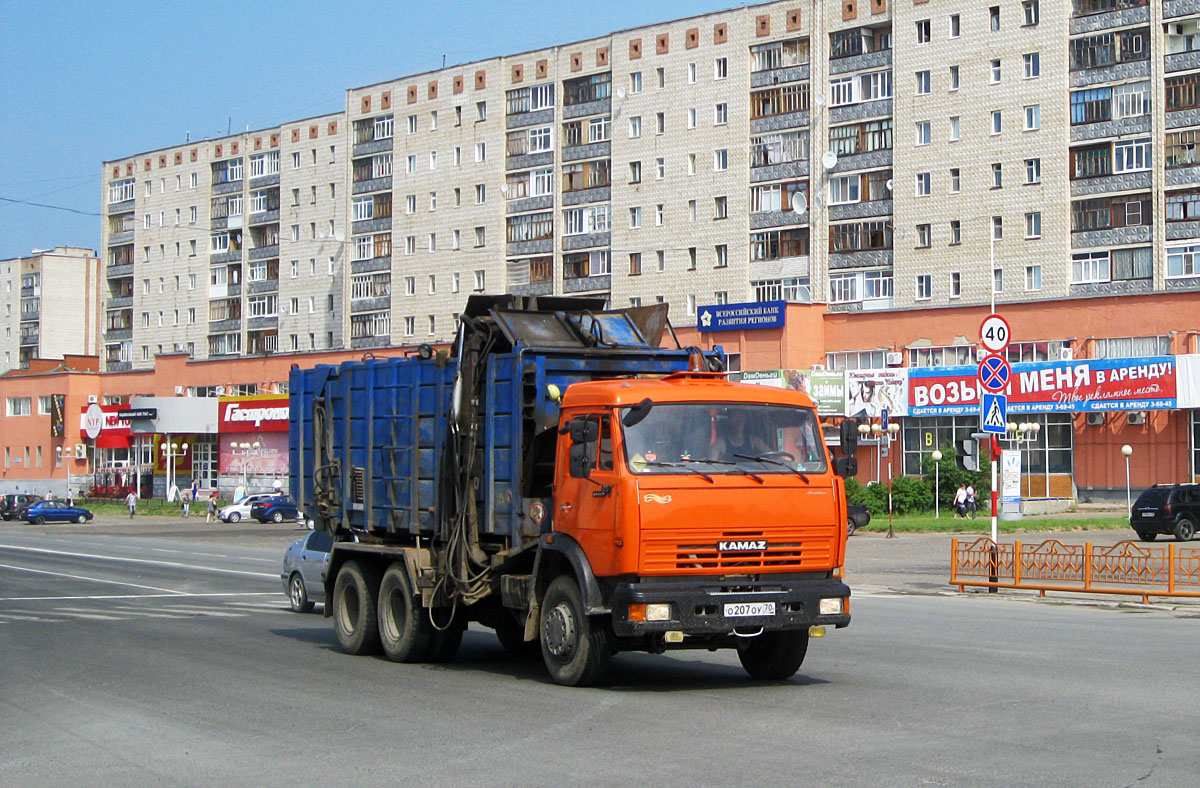 Томская область, № О 207 ОУ 70 — КамАЗ-53215 (общая модель) Томская область, № О 207 ОУ 70 — КамАЗ-53215 (общая модель)