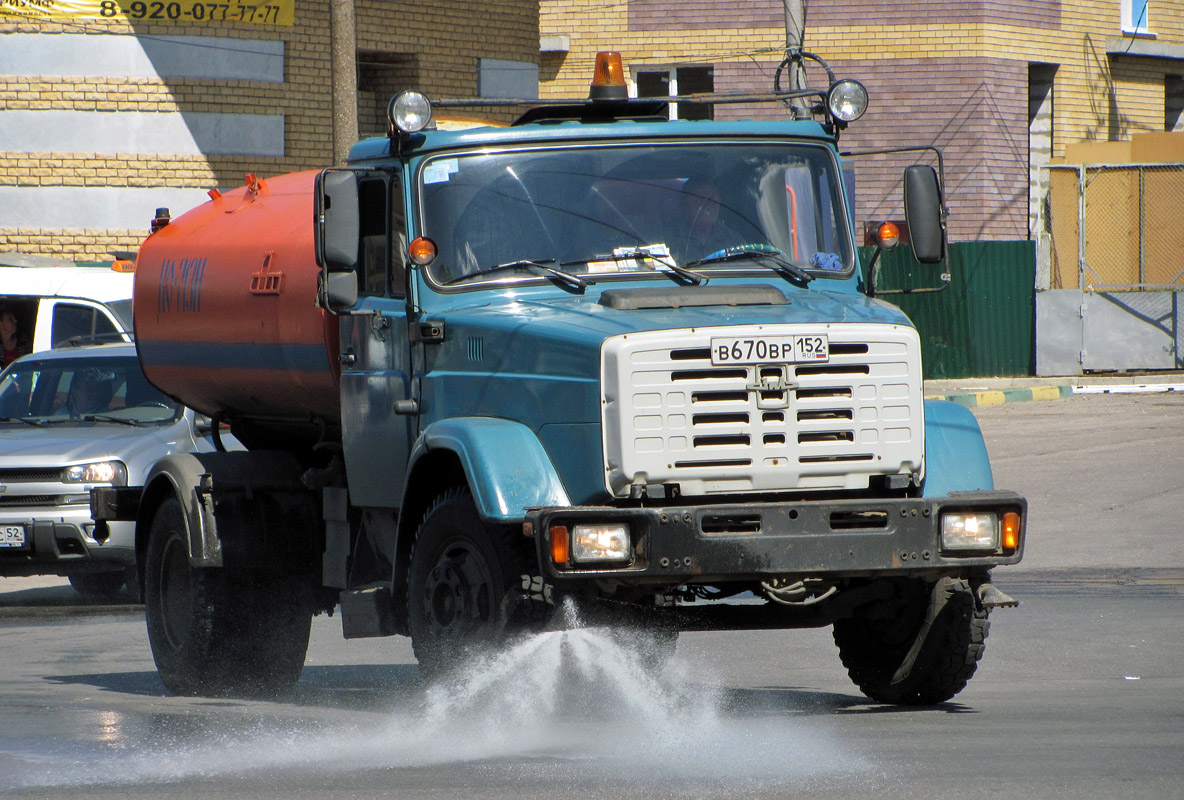 Нижегородская область, № В 670 ВР 152 — ЗИЛ-433362