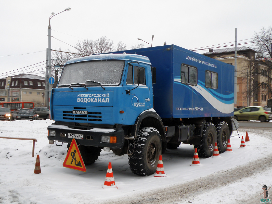 Нижегородская область, № Е 927 НХ 152 — КамАЗ-43118-10 [43118K]