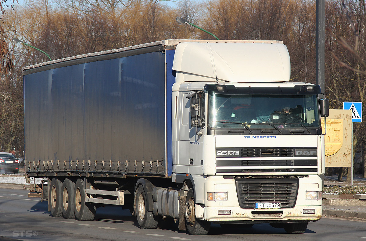 Литва, № GTJ 579 — DAF 95XF FT