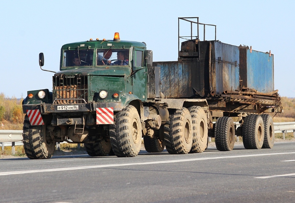 Ханты-Мансийский автоном.округ, № Р 912 УМ 86 — КрАЗ-255В Ханты-Мансийский автоном.округ, № Р 912 УМ 86 — КрАЗ-255В