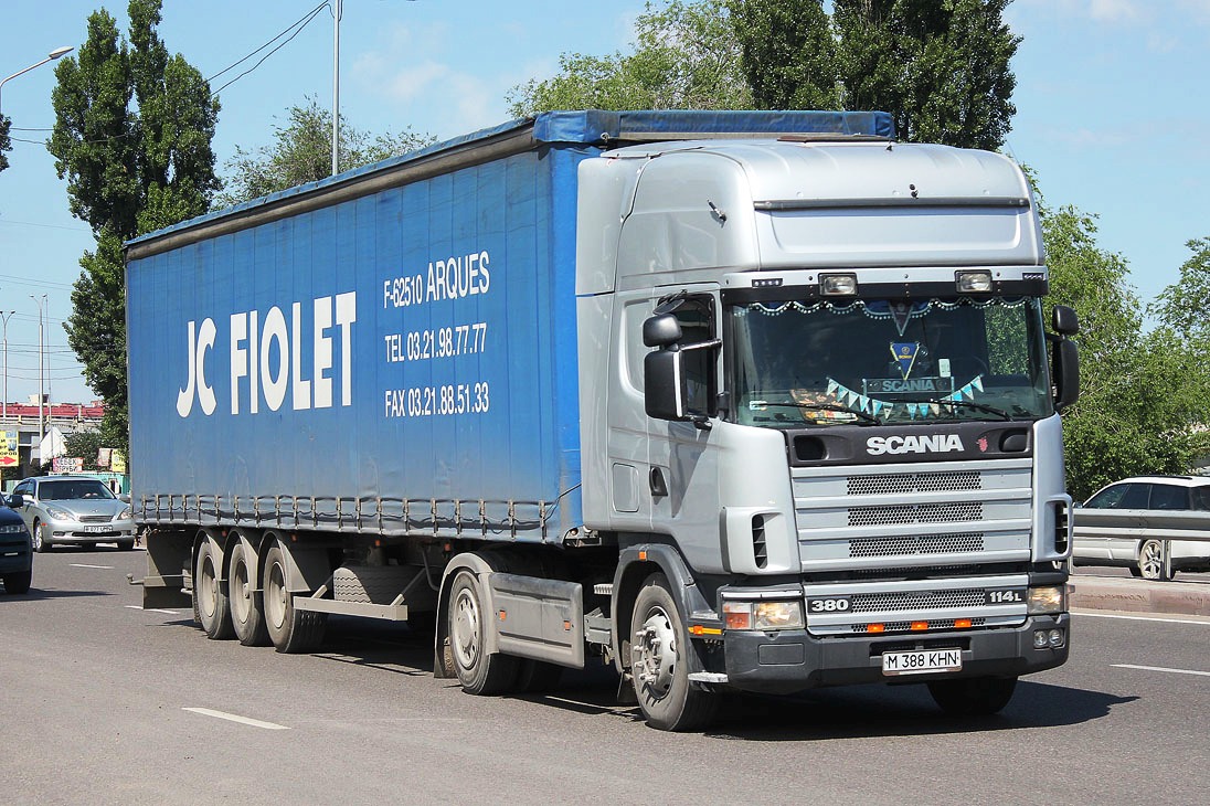 Карагандинская область, № M 388 KHN — Scania ('1996) R114L