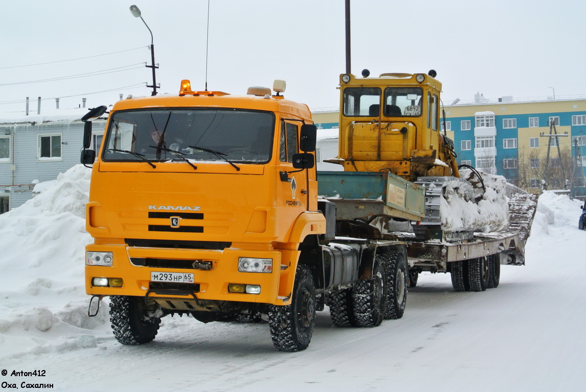 Сахалинская область, № М 293 НР 65 — КамАЗ-65225-22 [65225Y]
