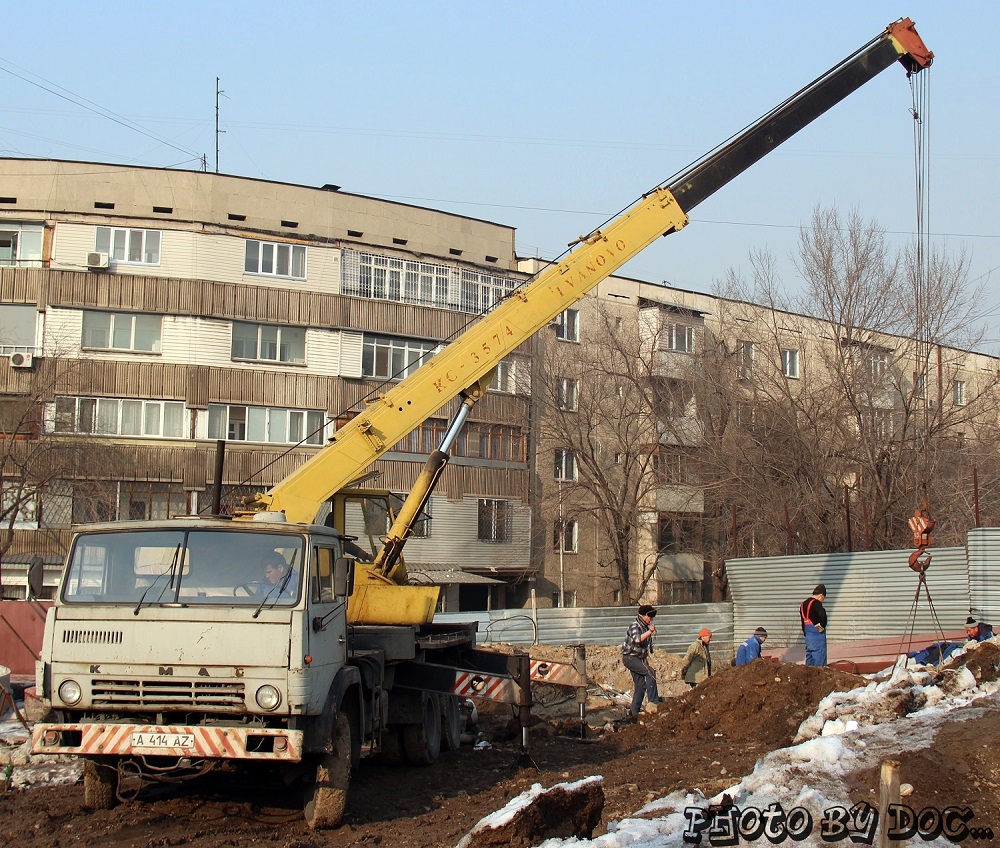 Алматы, № A 414 AZ — КамАЗ-53213
