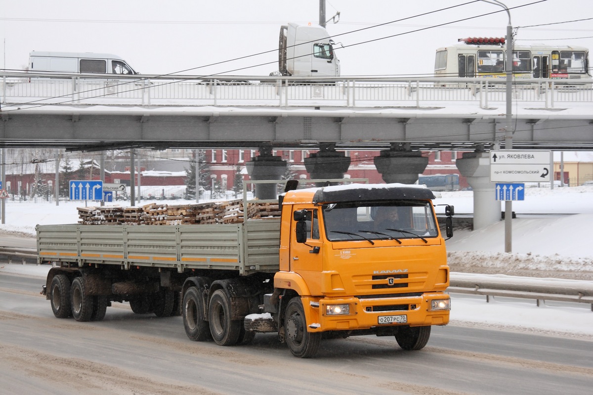 Томская область, № О 207 РС 70 — КамАЗ-65116-N3