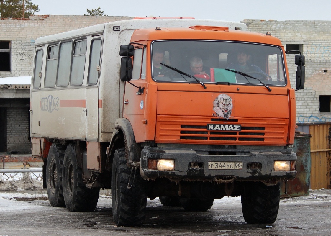 Ханты-Мансийский автоном.округ, № Р 344 УС 86 — КамАЗ-43114-15 [43114R]