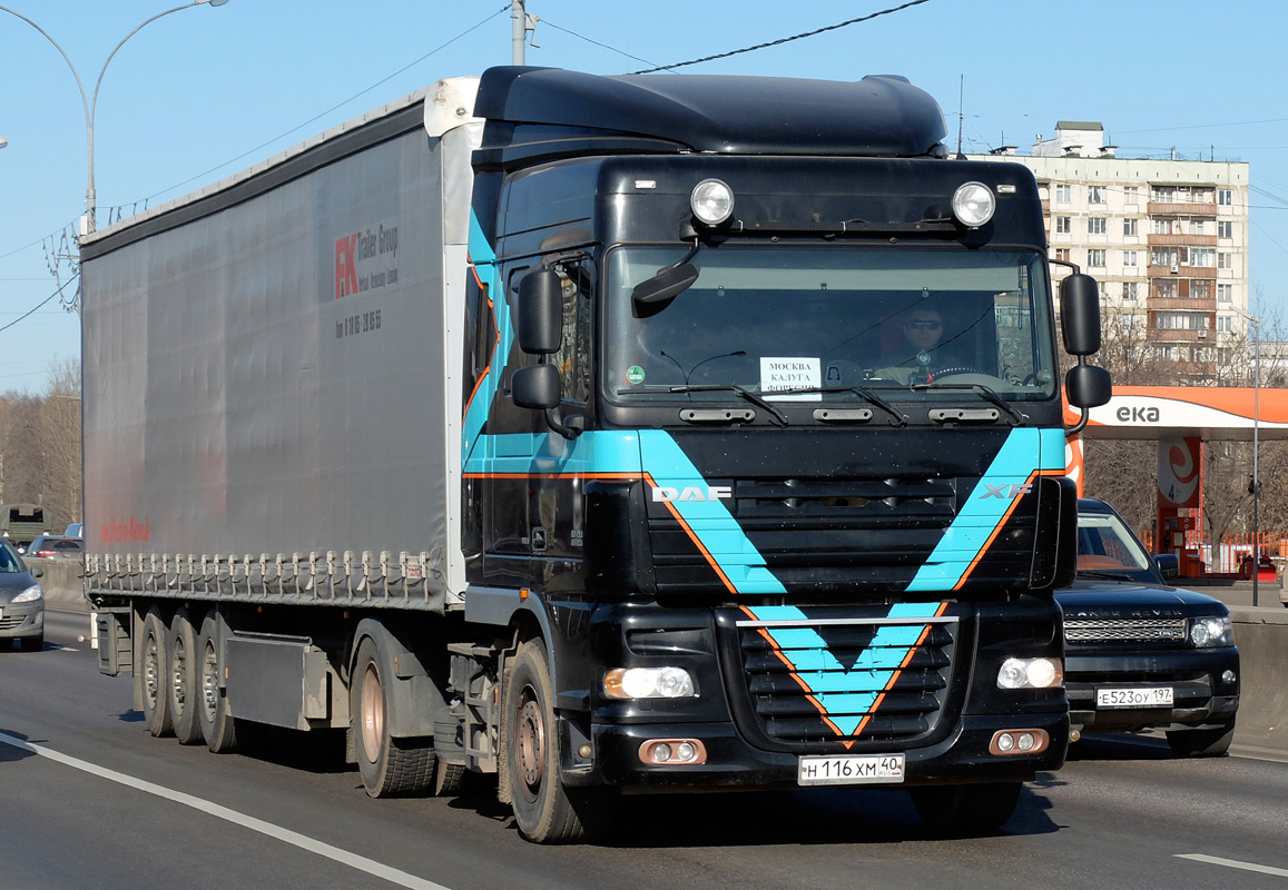 Калужская область, № Н 116 ХМ 40 — DAF XF105 FT