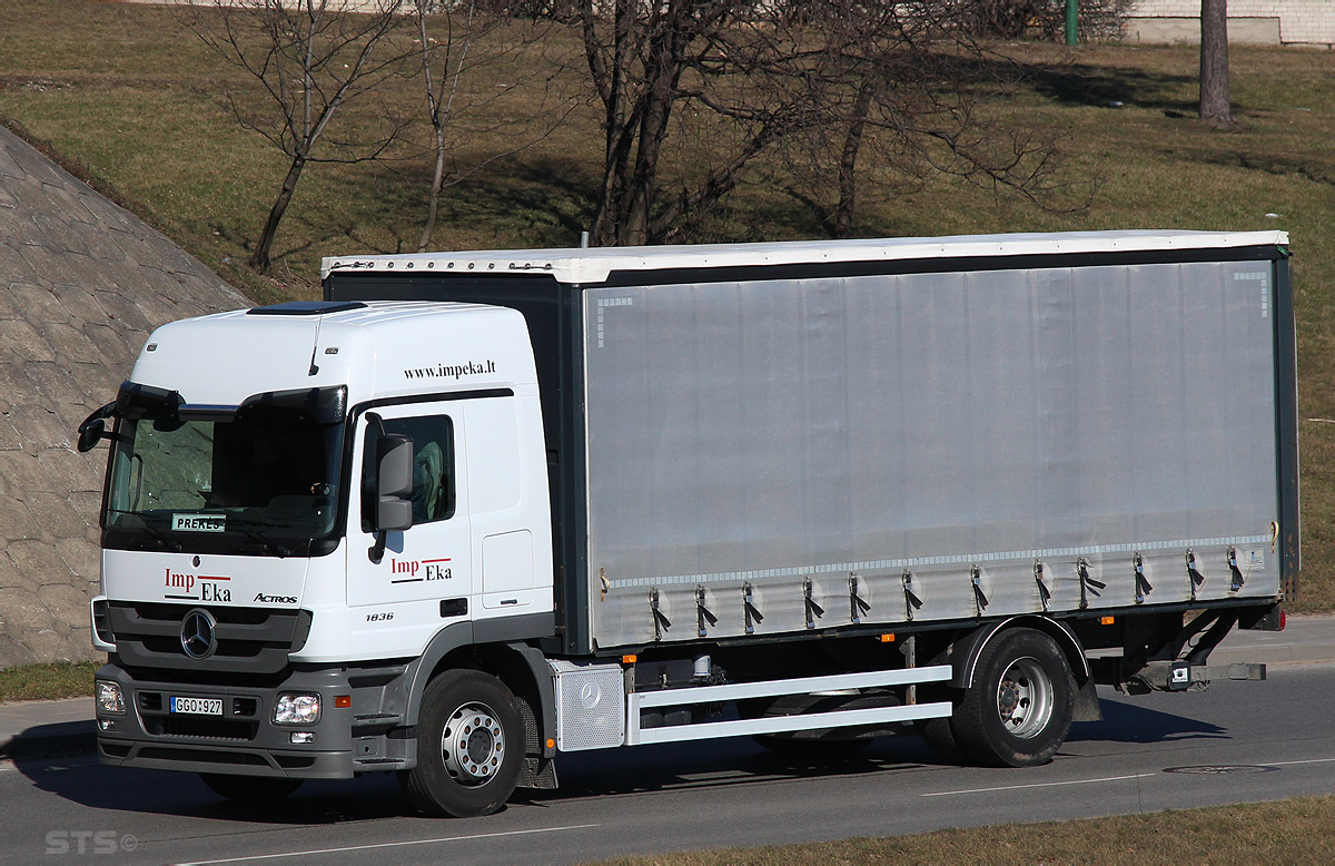 Литва, № GGO 927 — Mercedes-Benz Actros ('2009) 1836