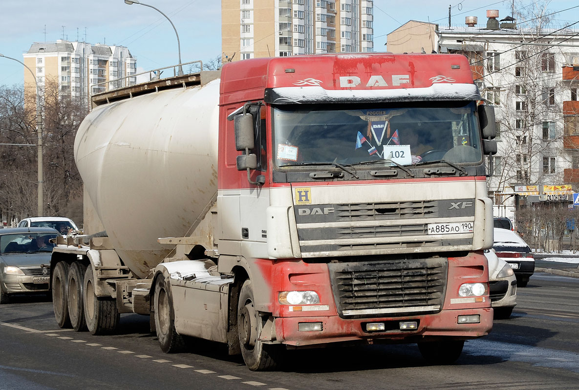 Московская область, № А 885 АО 190 — DAF XF95 FT