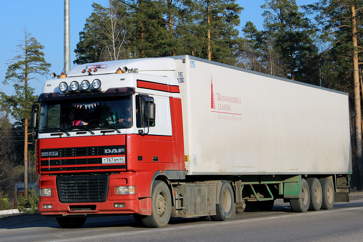 Саратовская область, № Т 767 ВМ 64 — DAF 95XF FT