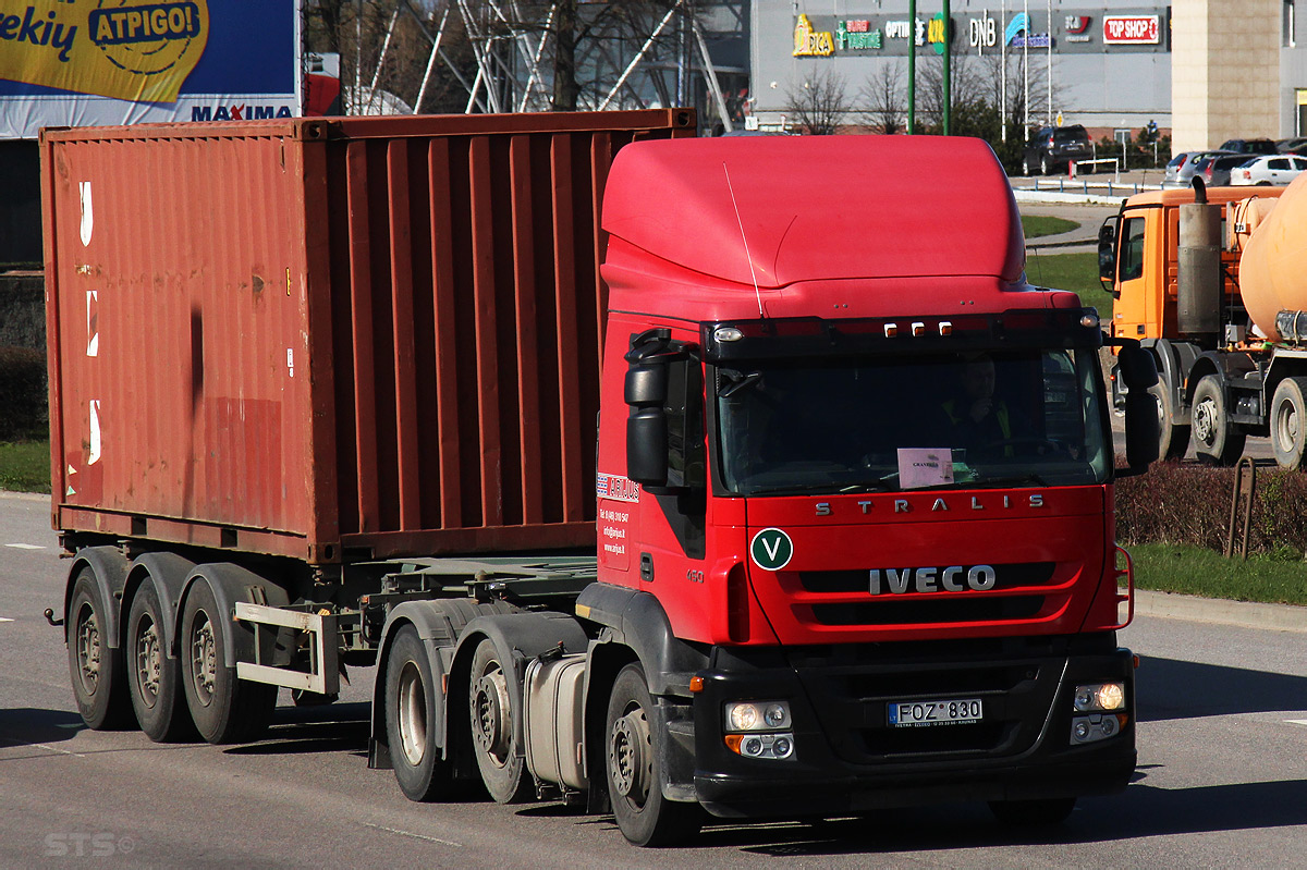 Литва, № FOZ 830 — IVECO Stralis ('2007) 450