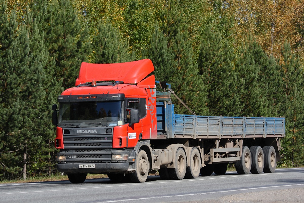 Томская область, № В 197 ТН 70 — Scania ('1996) P380