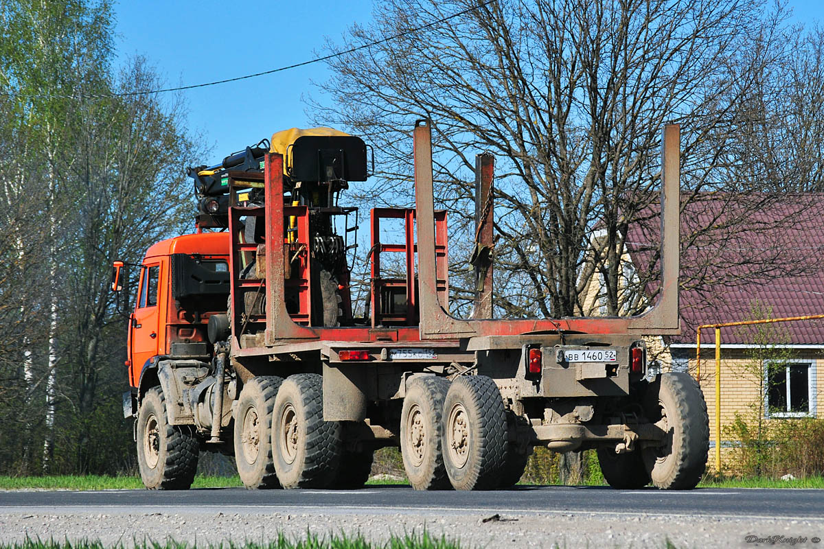 Нижегородская область, № М 755 КО 152 — КамАЗ-43118-13 [43118N]