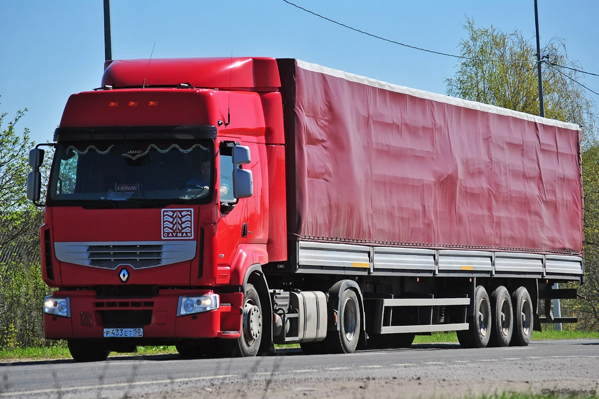 Московская область, № Р 433 ЕТ 50 — Renault Premium ('2006) [X9P]