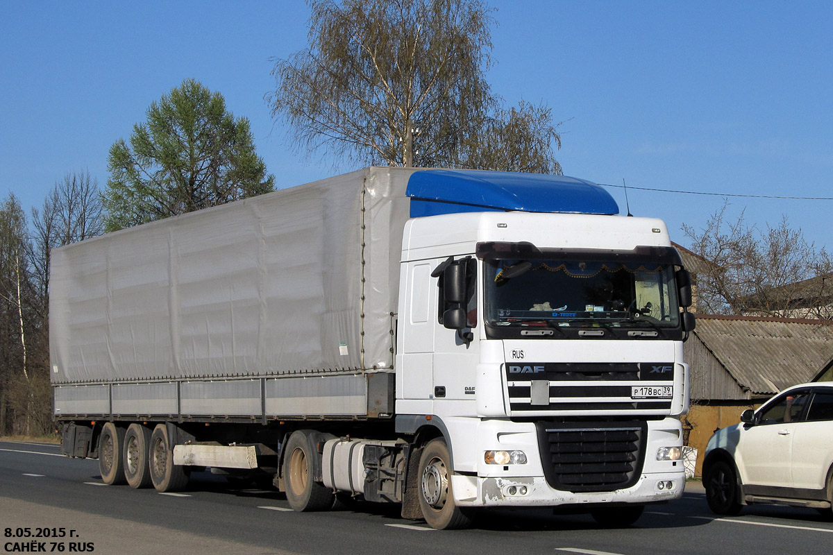 Калининградская область, № Р 178 ВС 39 — DAF XF105 FT