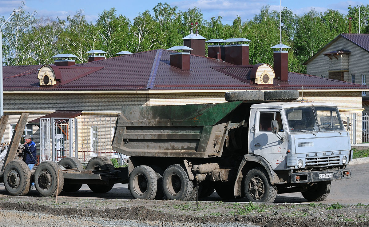 Омская область, № С 117 ВА 55 — КамАЗ-55111 [551110]
