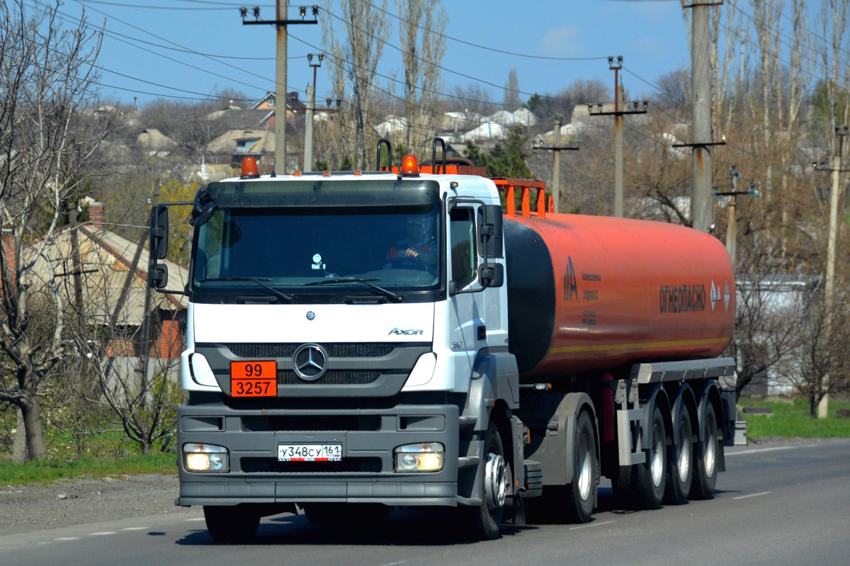 Ростовская область, № У 348 СУ 161 — Mercedes-Benz Axor 1840 [Z9M]