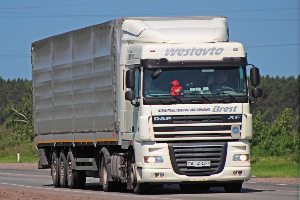 Брестская область, № АІ 4547-1 — DAF XF105 FT