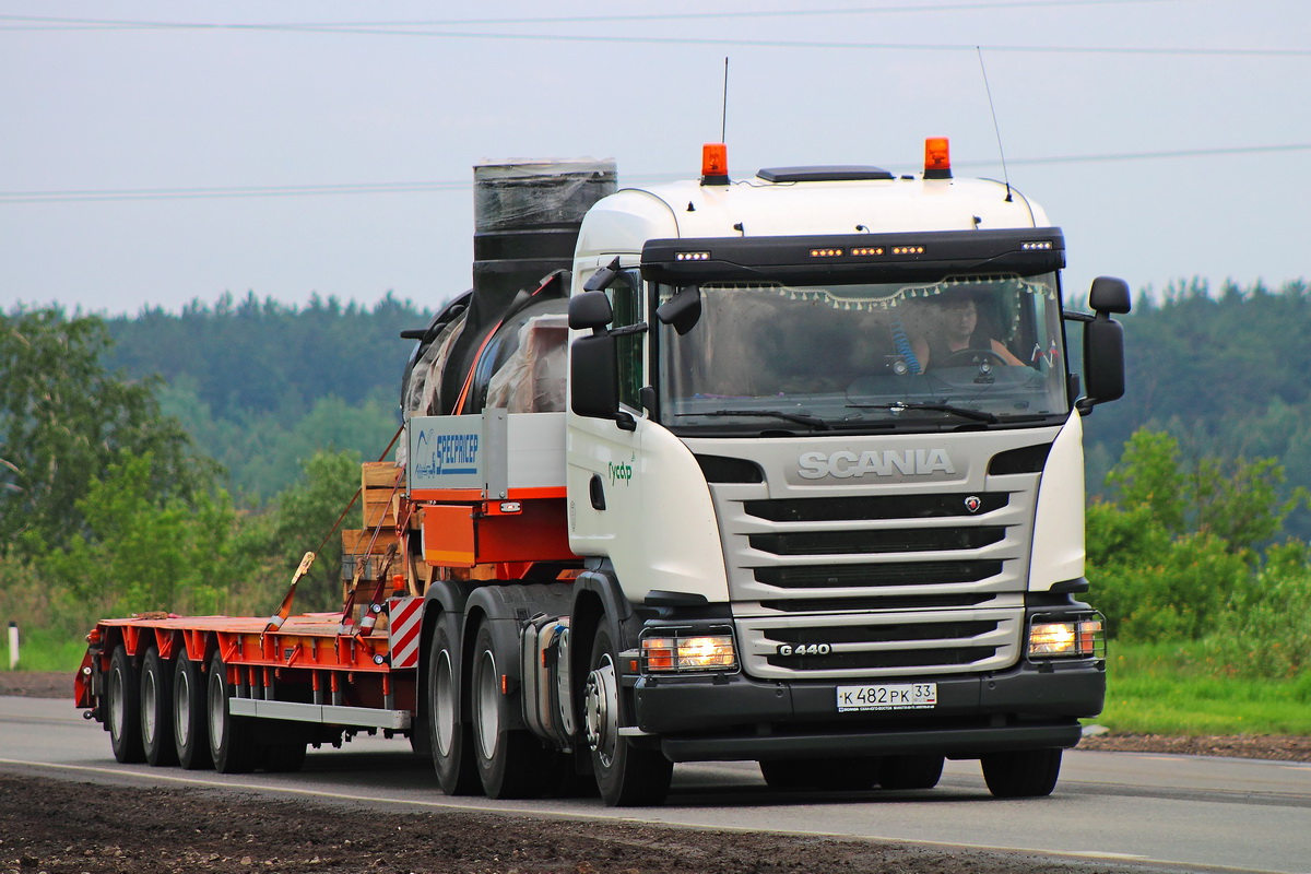 Владимирская область, № К 482 РК 33 — Scania ('2013) G440